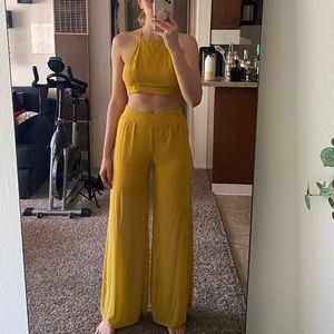 Yellow matching set